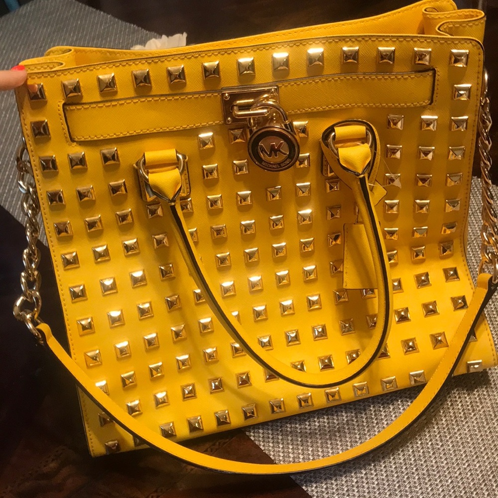 Michael Kors Hamilton studded purse